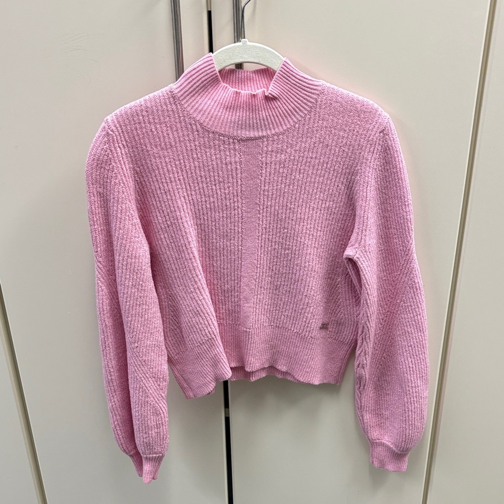 The Kooples Pink Turtleneck Sweater